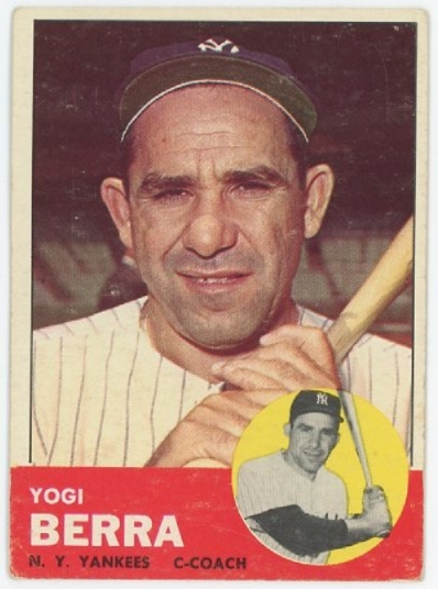 1963 Topps Yogi Berra #340